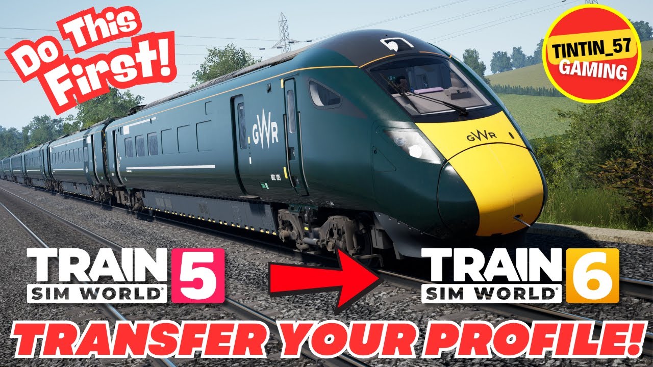 DO THIS FIRST! HOW TO IMPORT YOUR PLAYER PROFILE INTO TRAIN SIM WORLD 6