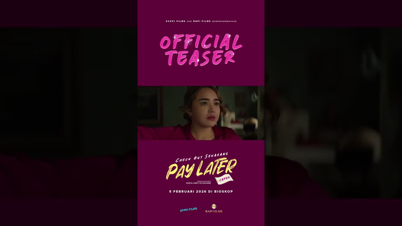 OFFICIAL TEASER TRAILER CAPER: CHECK OUT SEKARANG, PAY LATER 🤪 SEGERA TAYANG #shorts