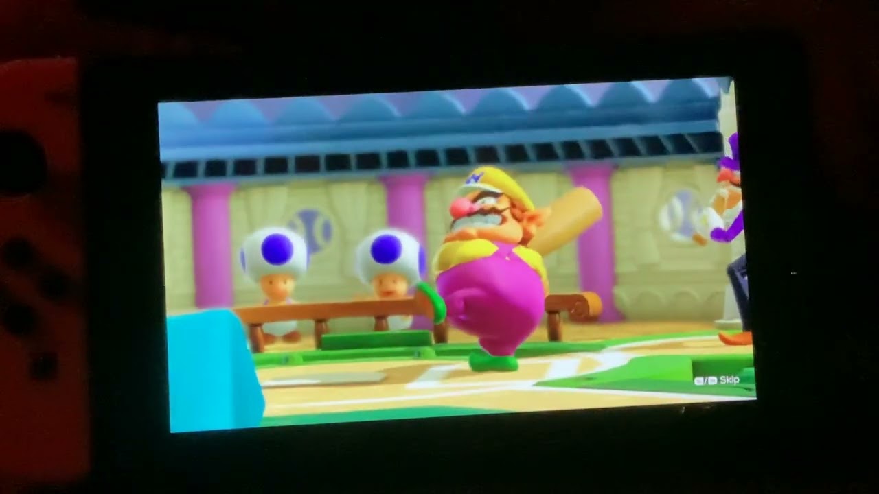 Doing toads rec room for the very first time in super Mario party￼