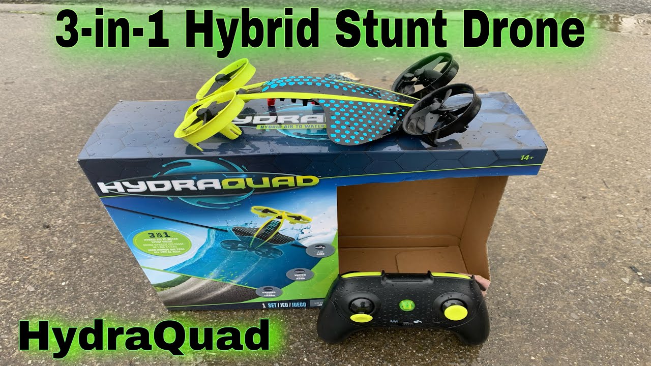 Hydra Quad 3-in-1 Hybrid Air To Water Stunt Drone
