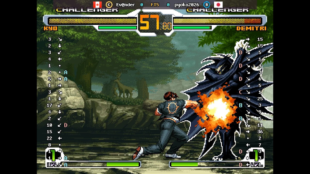 SVC Chaos Super Plus - 🇨🇦 Ev@nder(C) vs 🇯🇵 pyoko2026(B) | Fightcade (2026-02-25 07:50 UTC)