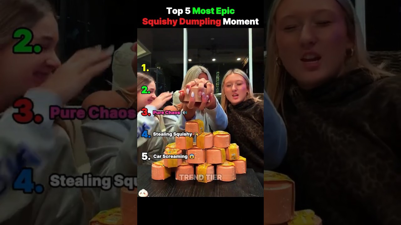 Ranking The Most Epic Squishy Glitter Dumpling Unboxing moments ✨🥟