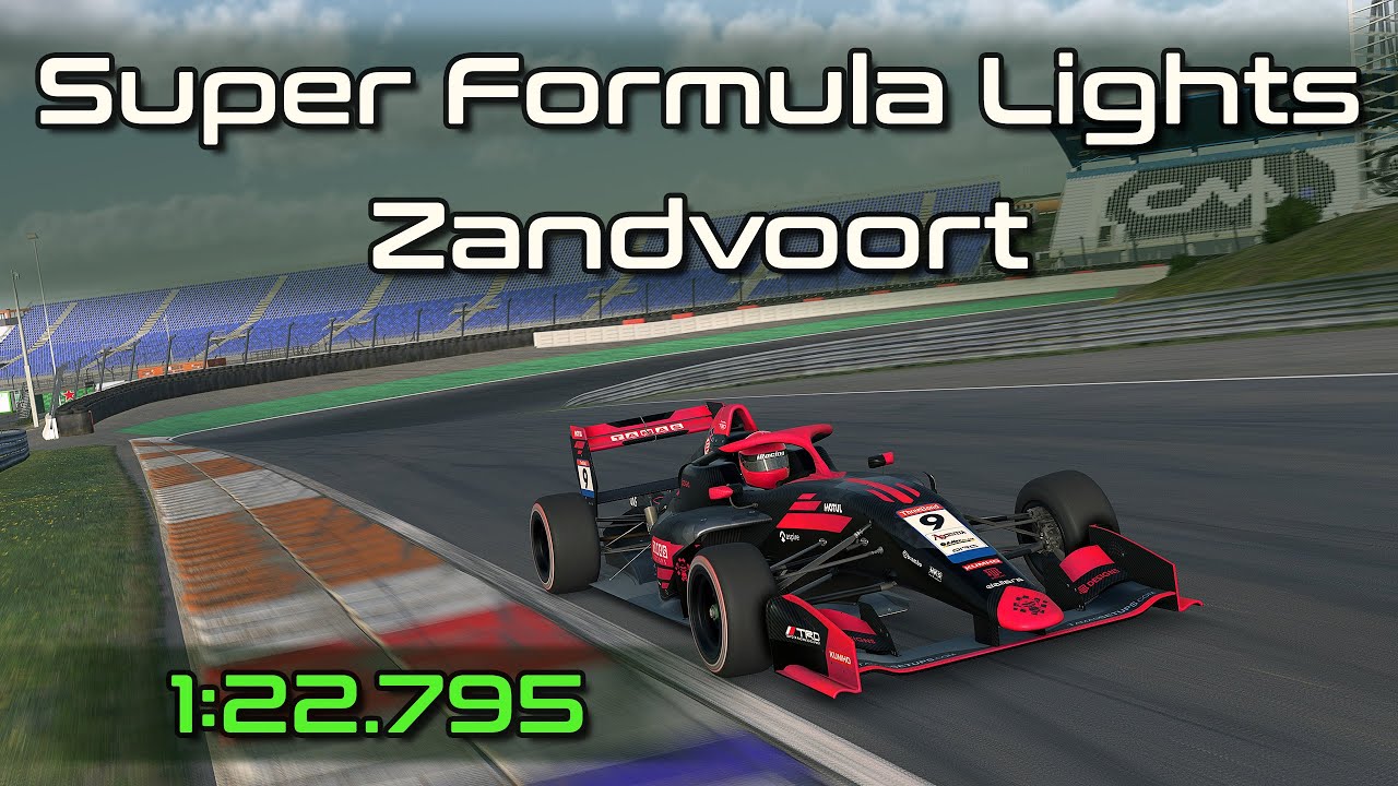 iRacing SFL Super Formula Lights Zandvoort Q Hotlap 