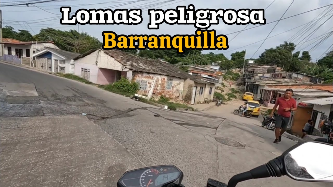 Asi se ven las lomas más populares y peligrosas de Barranquilla #montateenelviaje 