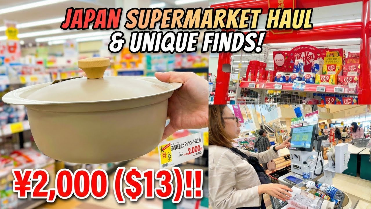 Japanese Supermarket Prices are SHOCKING! 🇯🇵 $13 Ceramic Pot & Rare White Apples