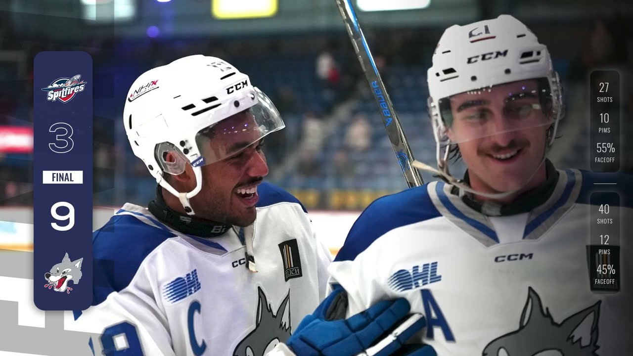 Game 19 Highlights: Sudbury Wolves vs Windsor Spitfires