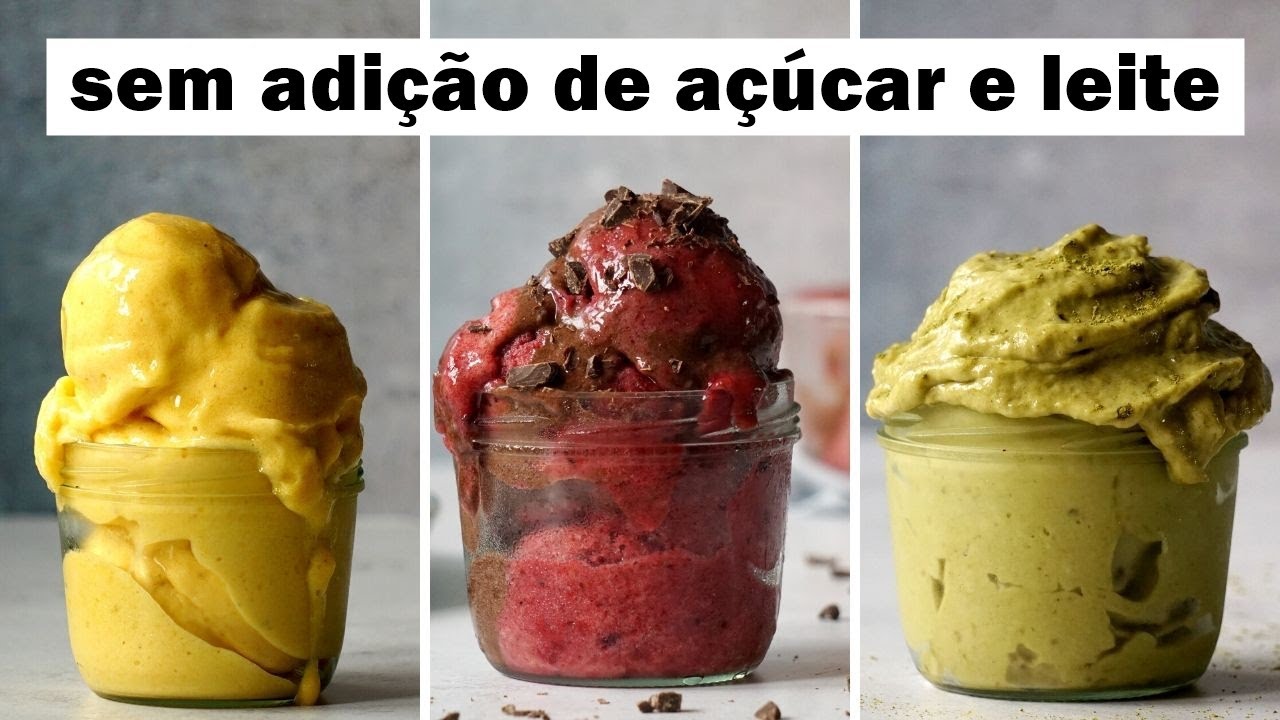 SÓ FRUTAS // SORVETE VEGANO // SAUDÁVEL