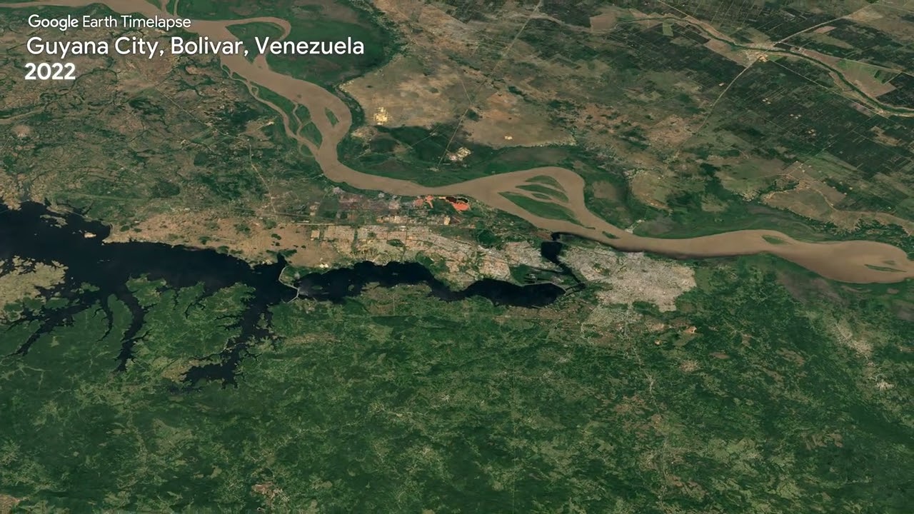 Guyana City, Bolivar, Venezuela - Earth Timelapse