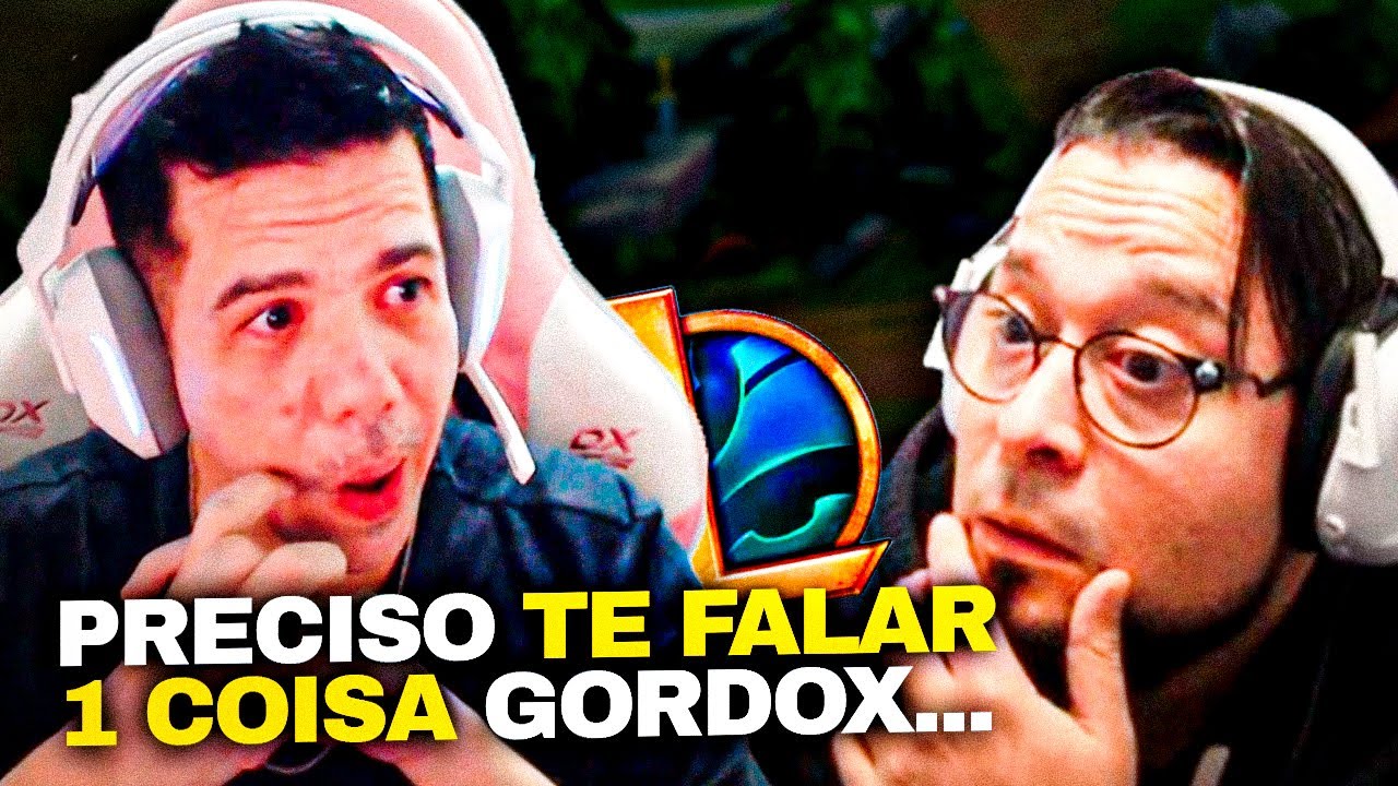 MUCA MURI&Ccedil;OCA ABRE SEU CORA&Ccedil;&Atilde;O COM GORDOX AO VIVO | League of Legends