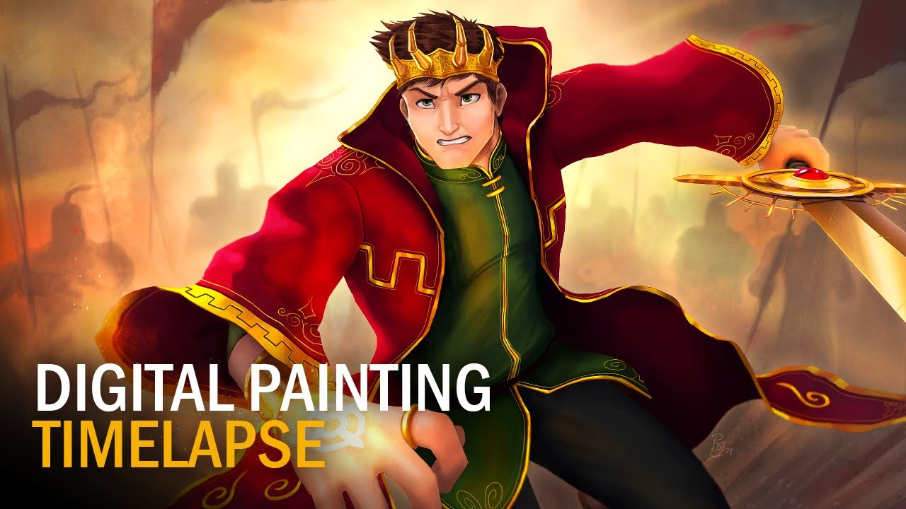 Leading the Charge | Digital Painting Timelapse