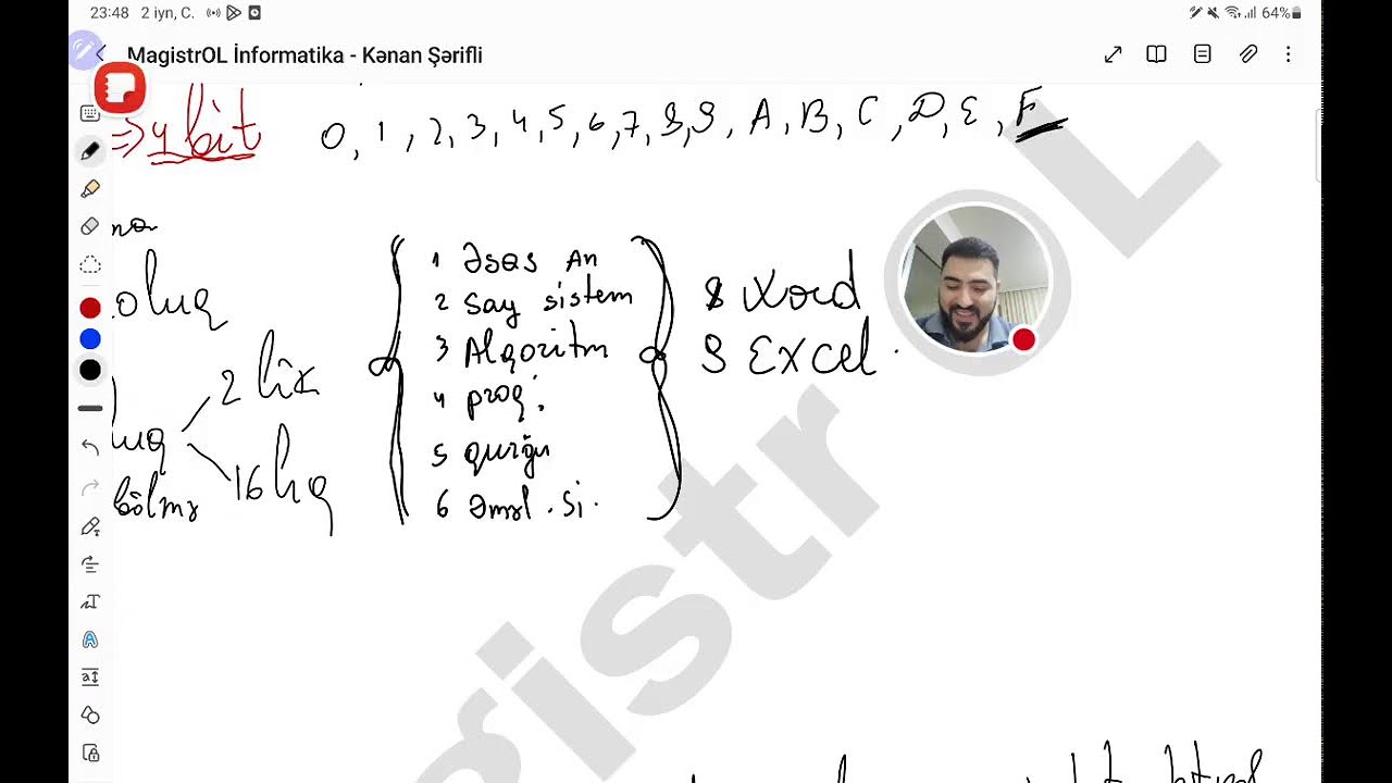 Son 8 Gün | İnformatika Ümumi Təkrar | Kənan Şərifli