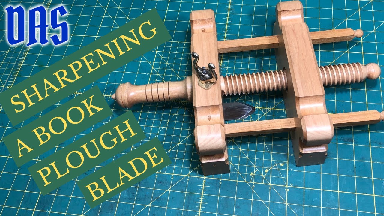 How to Sharpen a Book Plough Blade // Adventures in Bookbinding