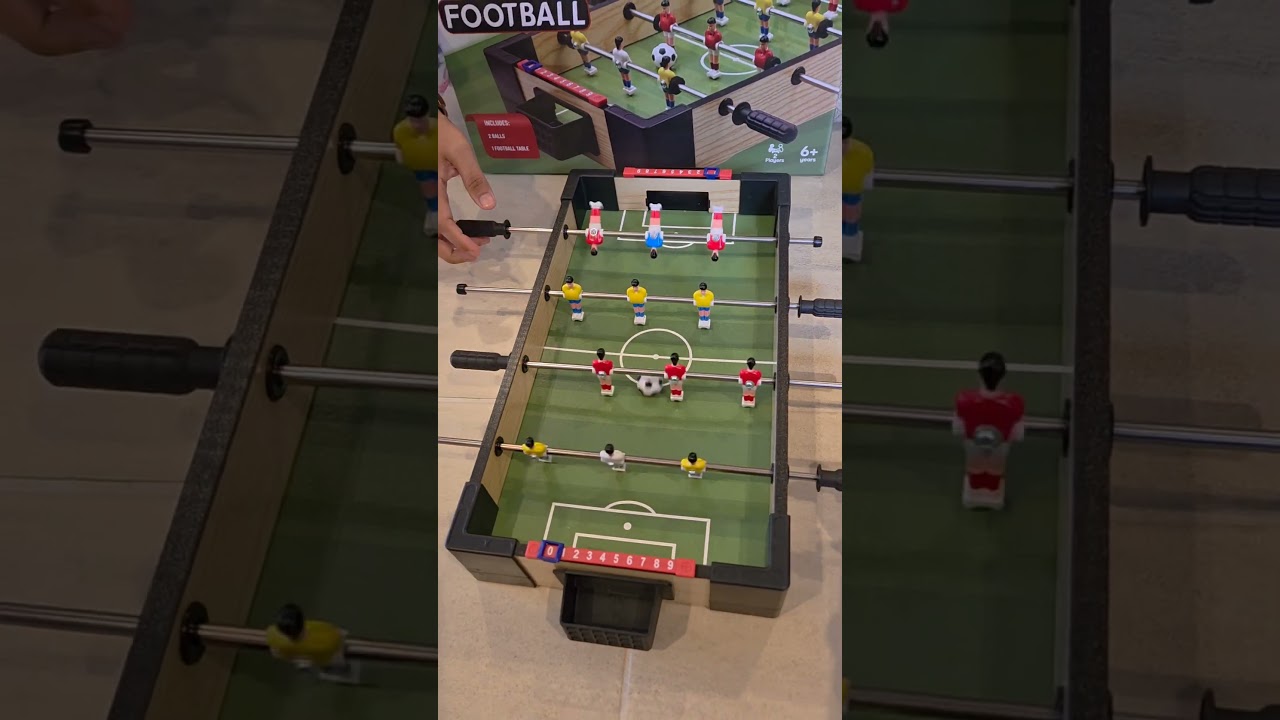 Tabletop football ⚽️ 🙌 #play #football #fun #learn #activities