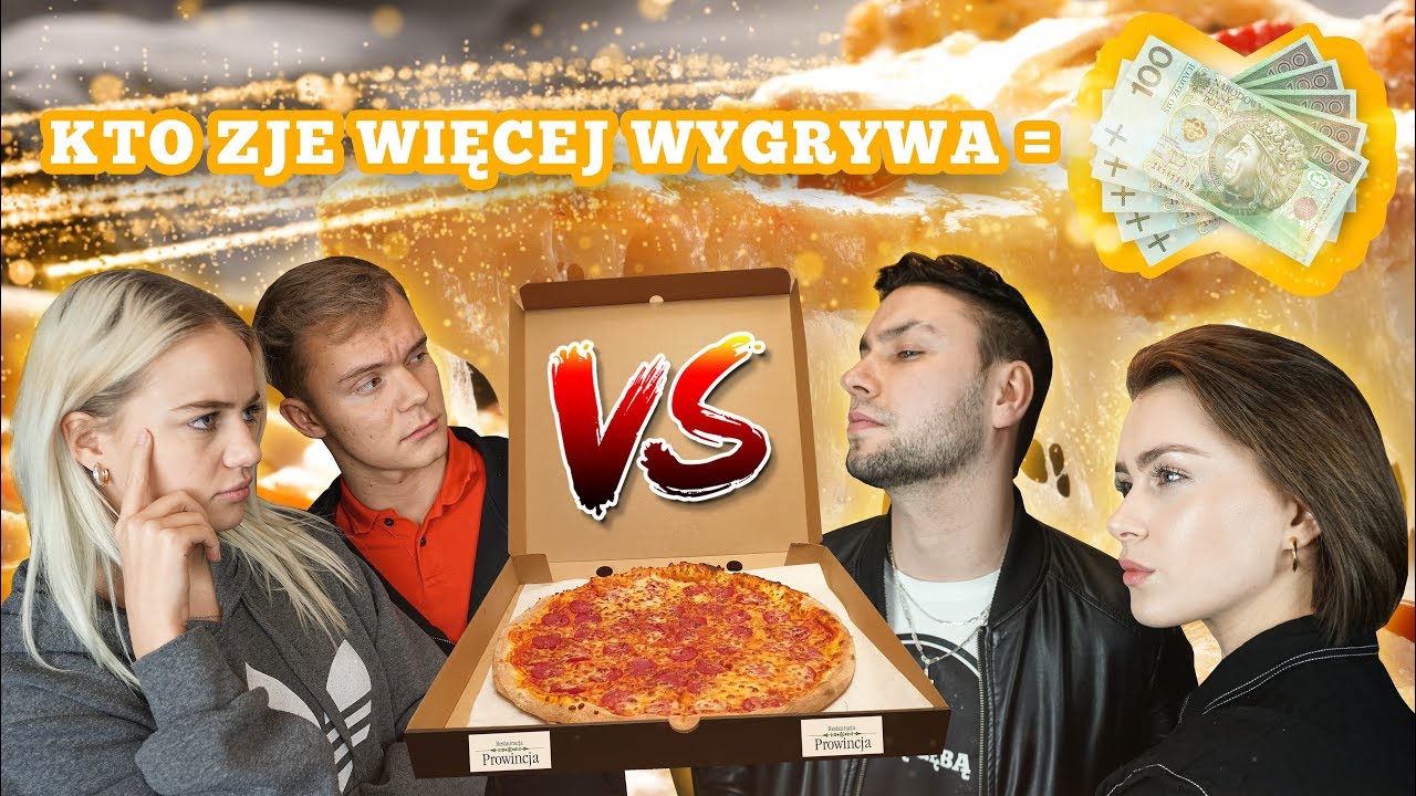 Kuba Post vs Anna-Maria Sieklucka (365 dni) PIZZA CHALLNEGE | PEŁNĄ GĘBĄ