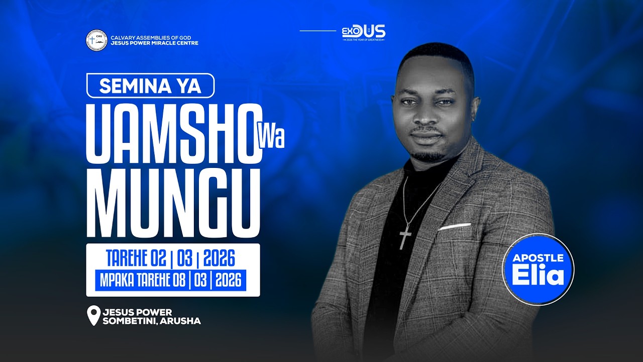 🔴  SEMINA YA UAMSHO WA MUNGU - DAY 2 || APOSTLE ELIA MWAMBAMBA