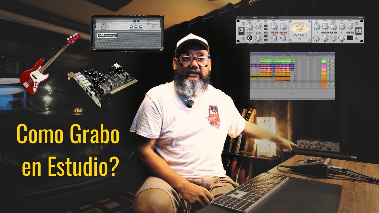 Como Grabo Mi Bajo En Estudio