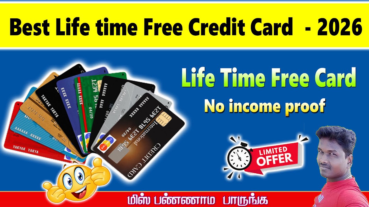 Best Life Time Free Credit card For 2026 Full details in Tamil@Tech and Technics
