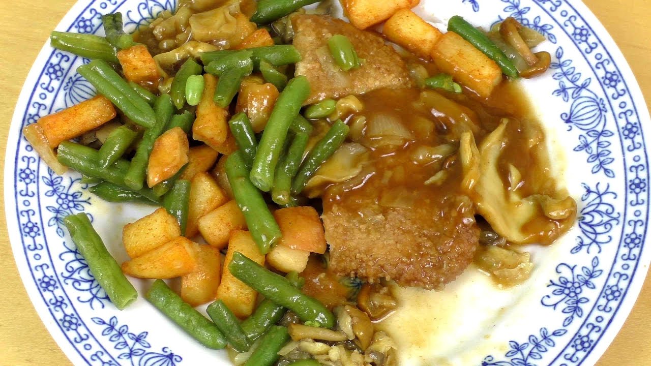 German Microwave Schnitzel: Jägerschnitzel Prima Menü