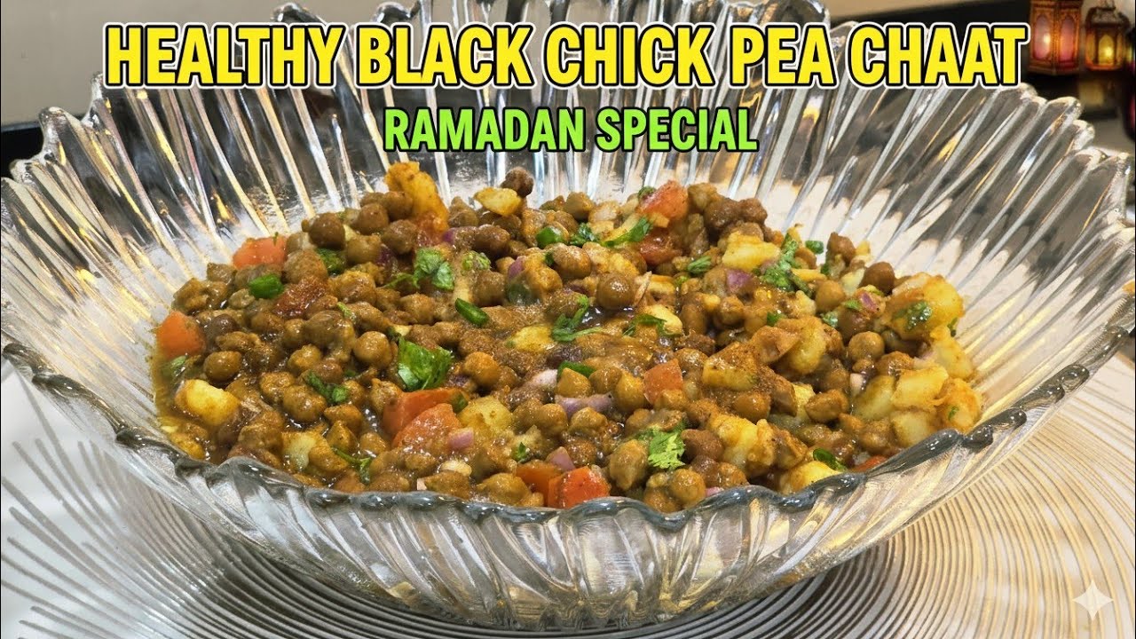 Healthy Black Chana Chaat for Ramadan| Quick, Protein-Rich Iftar Recipe