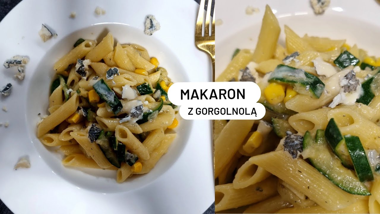 Pomysł na makaron penne z serem gorgonzola. Pomysł na obiad i kolację. #bluecheese #pasta #dinner