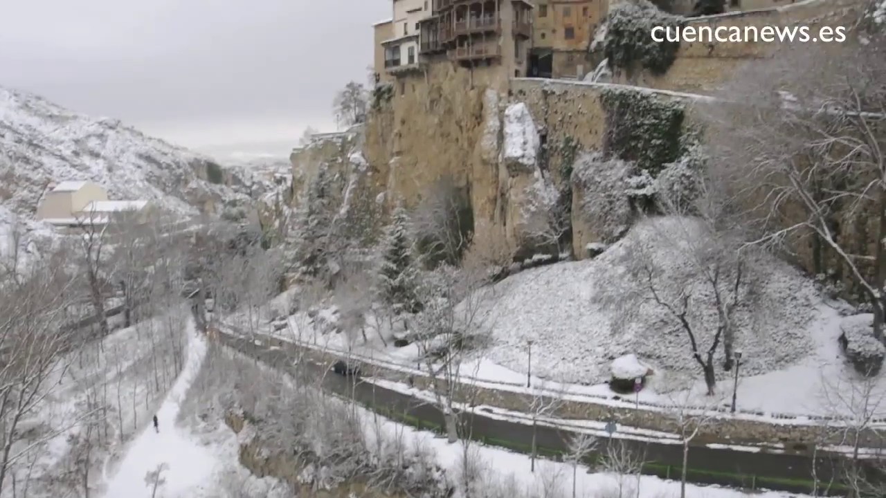 Primera nevada en Cuenca 5 de febrero de 2012