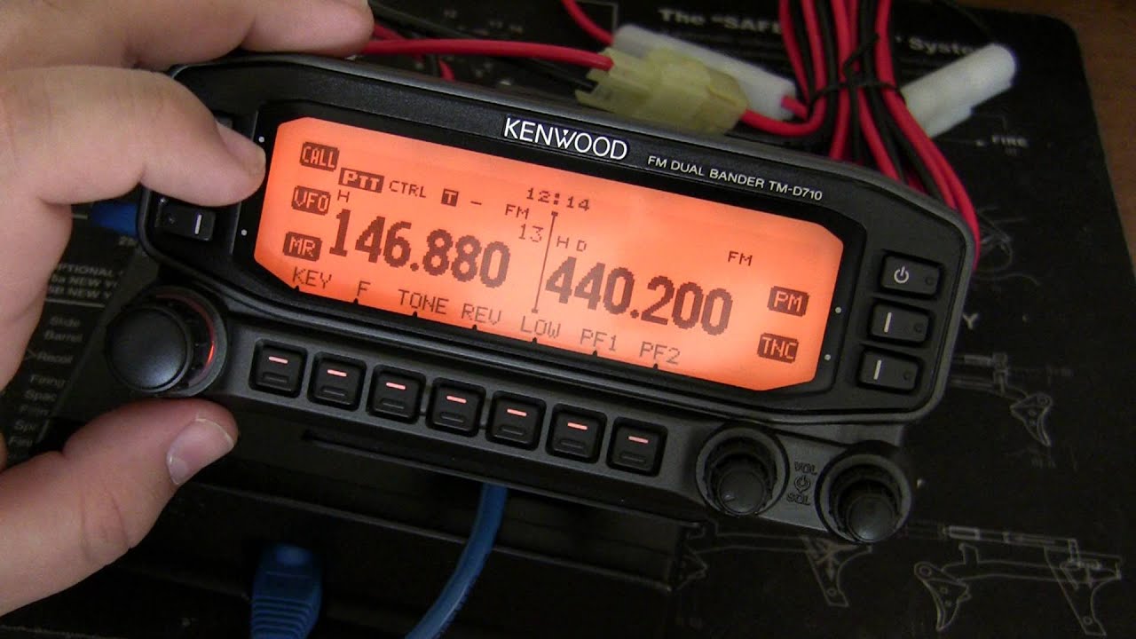 Kenwood TM-D710a - Basic Setup & Programming Repeaters