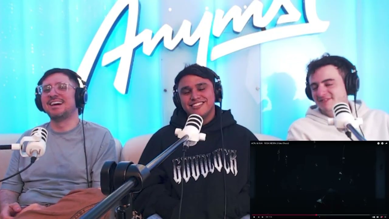[Reacción] ACRU & DUKI - ROSA NEGRA (Video Oficial) | ANYMAL LIVE 🔴