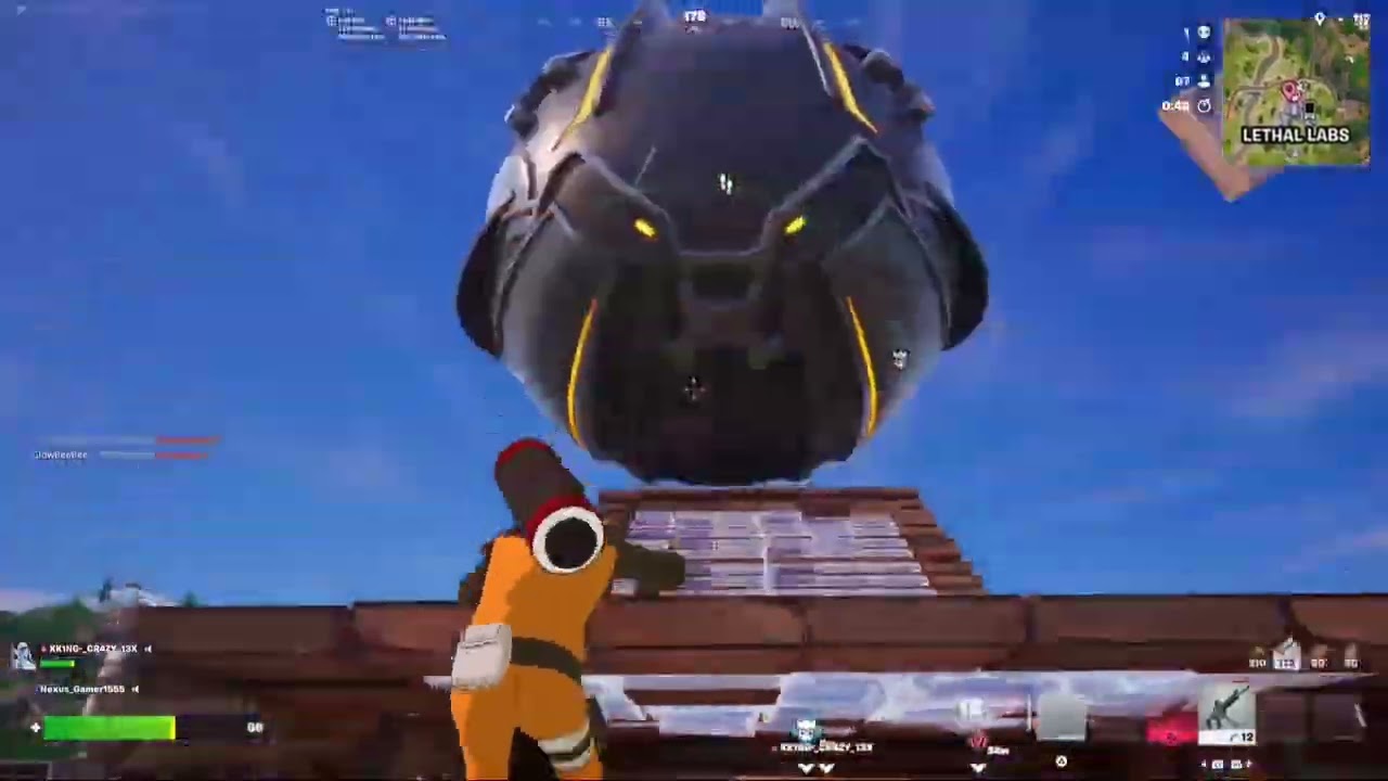 Playing Fortnite