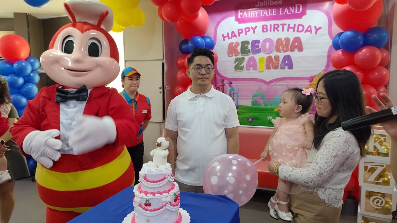 💥🌈MY GRANDDAUGHTER 1ST BIRTHDAY & DEDICATION KEEONA ZAINA 01/25/26 #jollibee 🌈💥