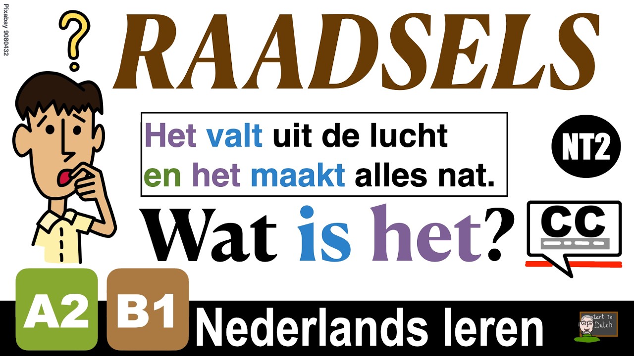 NT2 RAADSELS - Wat is het? 📖 NEDERLANDS LEREN A2 B1 Test oefening woordenschat 1.2 2.1 BC27