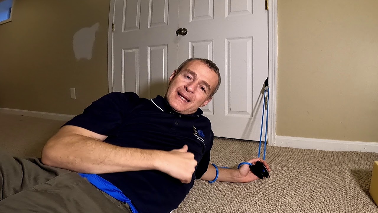 EASY Shoulder Pulley Exercises Laying Down - #rangemaster