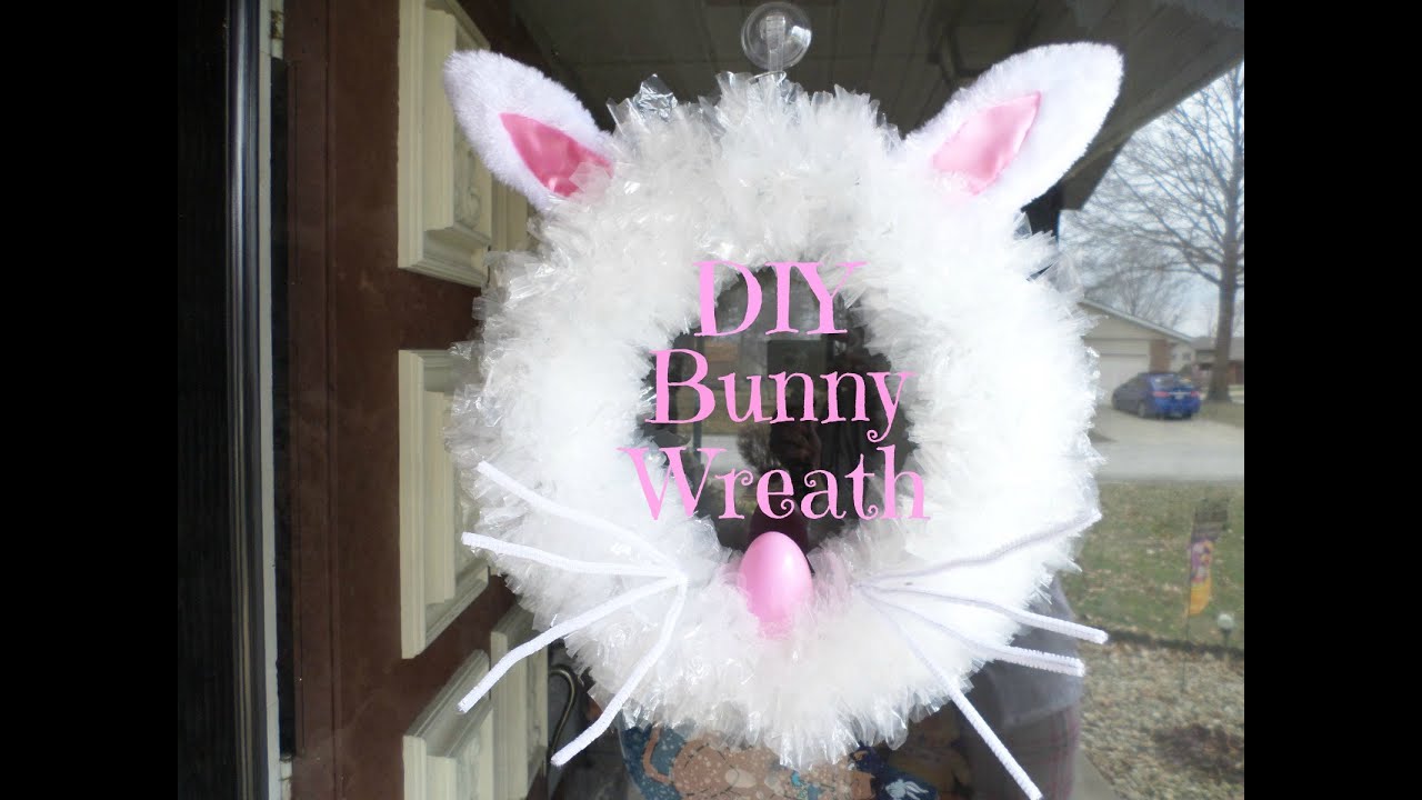 DIY Easter Bunny Wreath