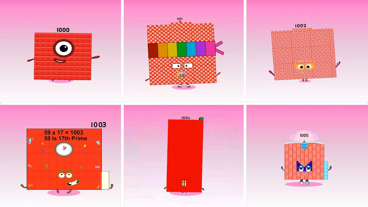 New Sprunki OC : Numberblocks 1000 To 1005 | Compilation Incredibox #sprunki #numberblocks
