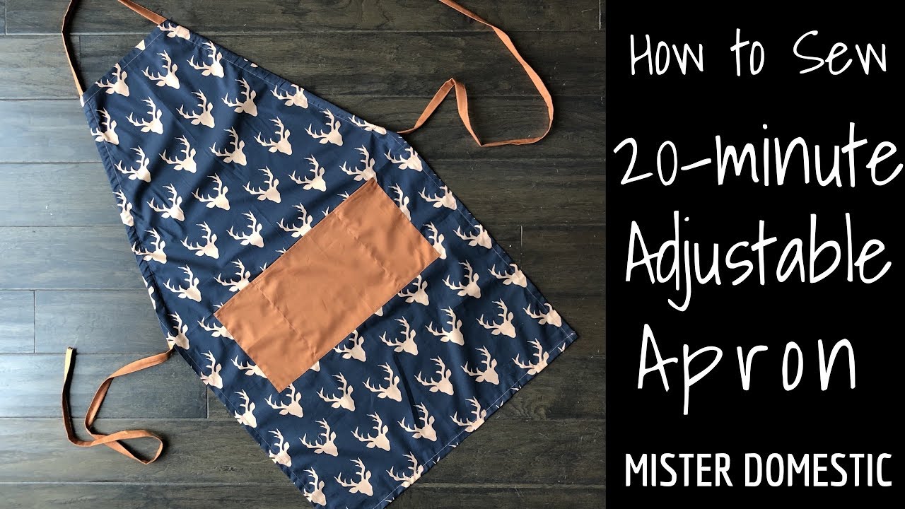 How to Sew a 20-Minute Adjustable Apron with Mx Domestic