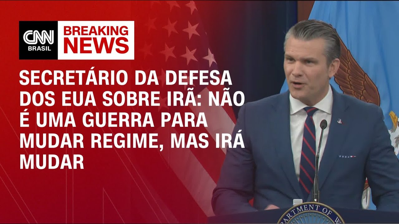 Não é uma guerra para mudar regime, mas irá mudar, diz Secretário da Defesa dos EUA sobre Irã | LIVE