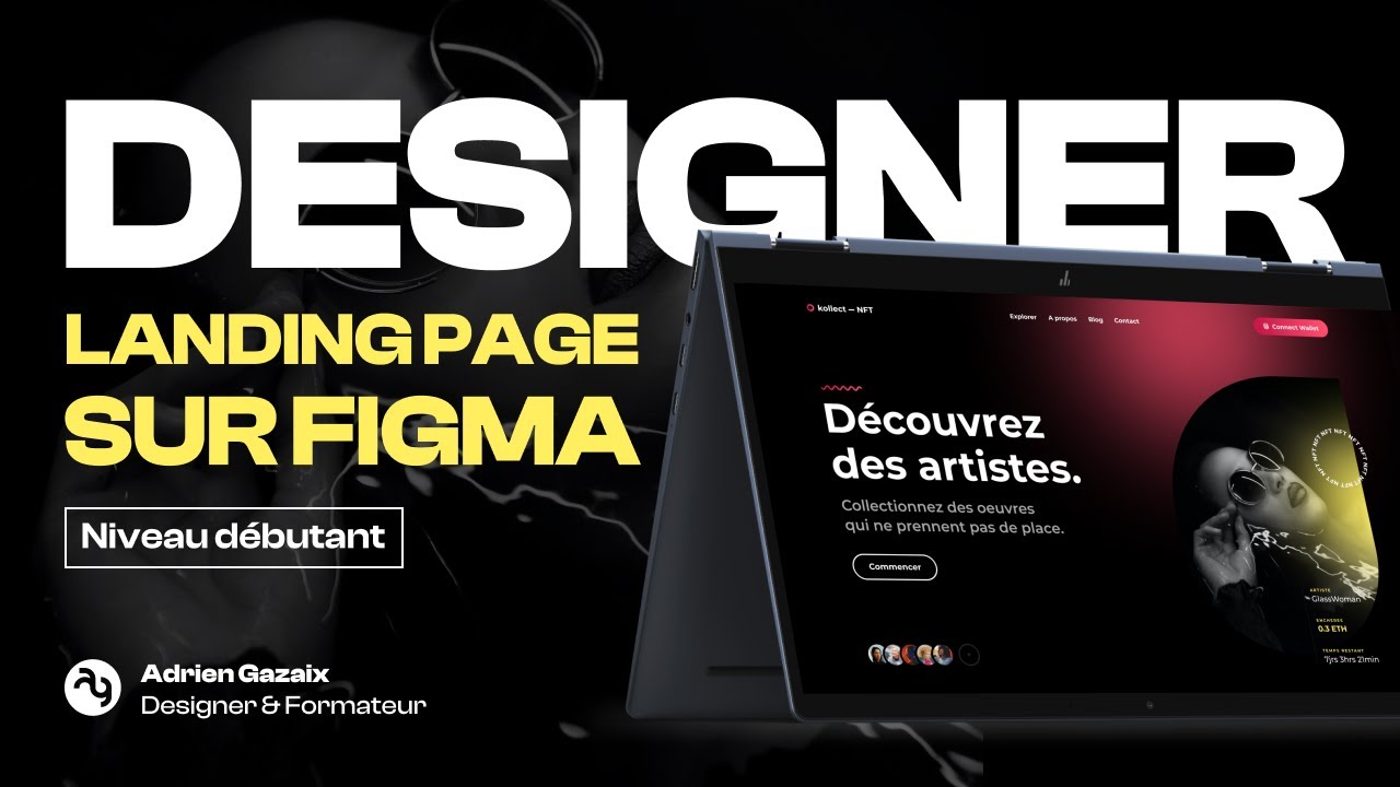 Apprendre à designer une Landing page sur Figma (tutoriel pour débutants)