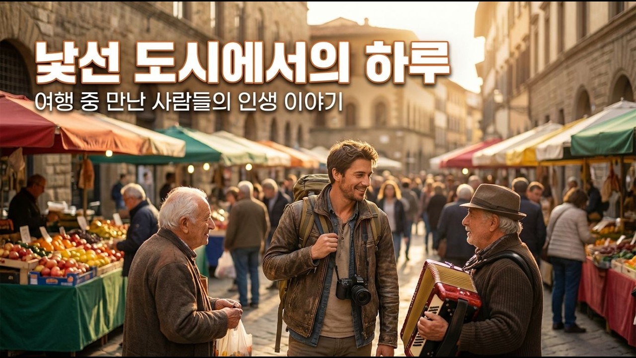 여행 중 만난 사람들의 가슴 깊은 이야기?