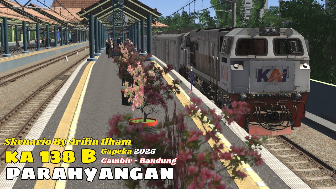 TRAINSET IDLE PANDALUNGAN | Dinas KA 138 Parahyangan | TRAINZ SIMULATOR RAILROAD 2022 INDONESIA