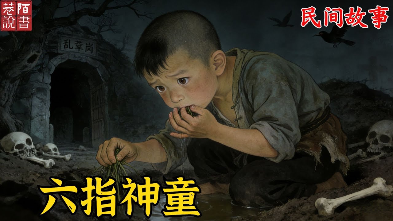 七岁神童因天生六指被生父扔进乱葬岗，啃草根喝脏水苟活，十年后成为将军带十万大军回乡，生父吓得当场磕头认错！【巷陌說書人】#奇聞#故事#民間故事#故事頻道#睡前故事