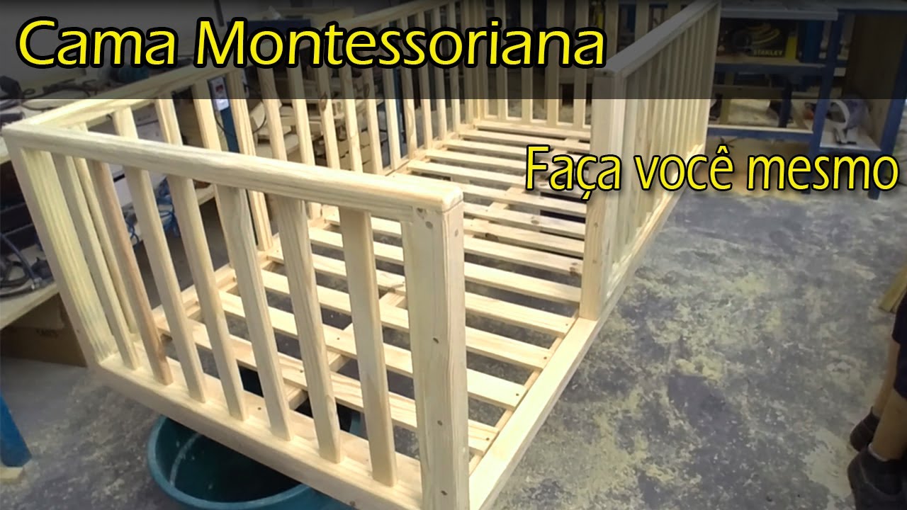 Cama montessoriana Aprenda a Fazer!!!