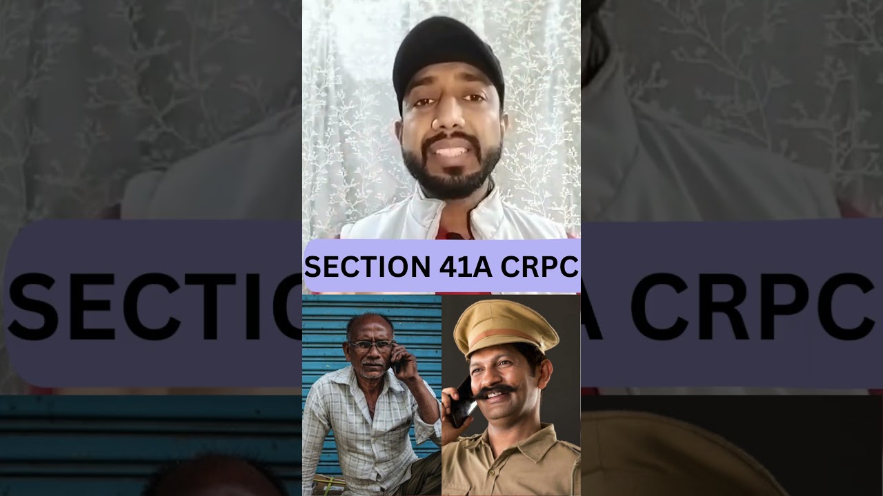 notice of appearance section 41A CRPC#police #policestation #noticeofappearance #section41ACRPC #law