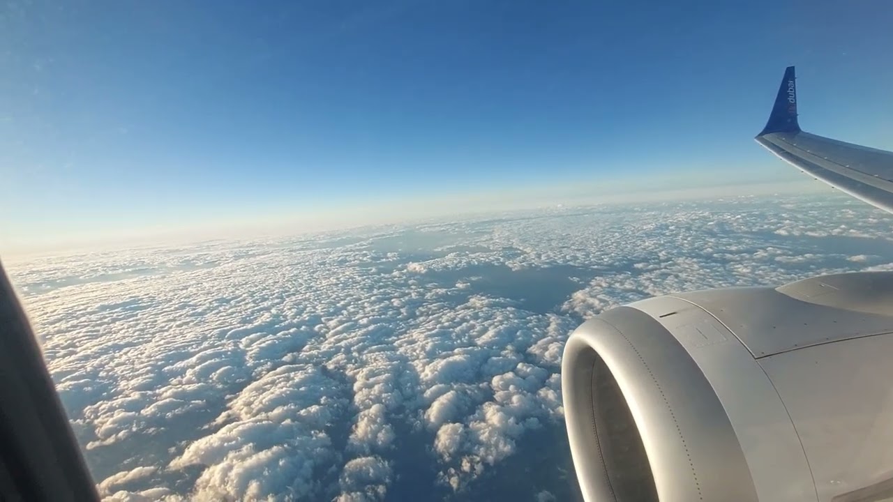 Best smooth flight with excellent comfortable environment and professional Crew #flydubai