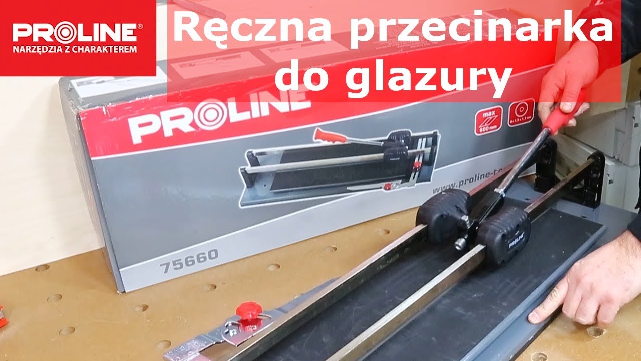PROLINE: Ręczna przecinarka do glazury | 75660