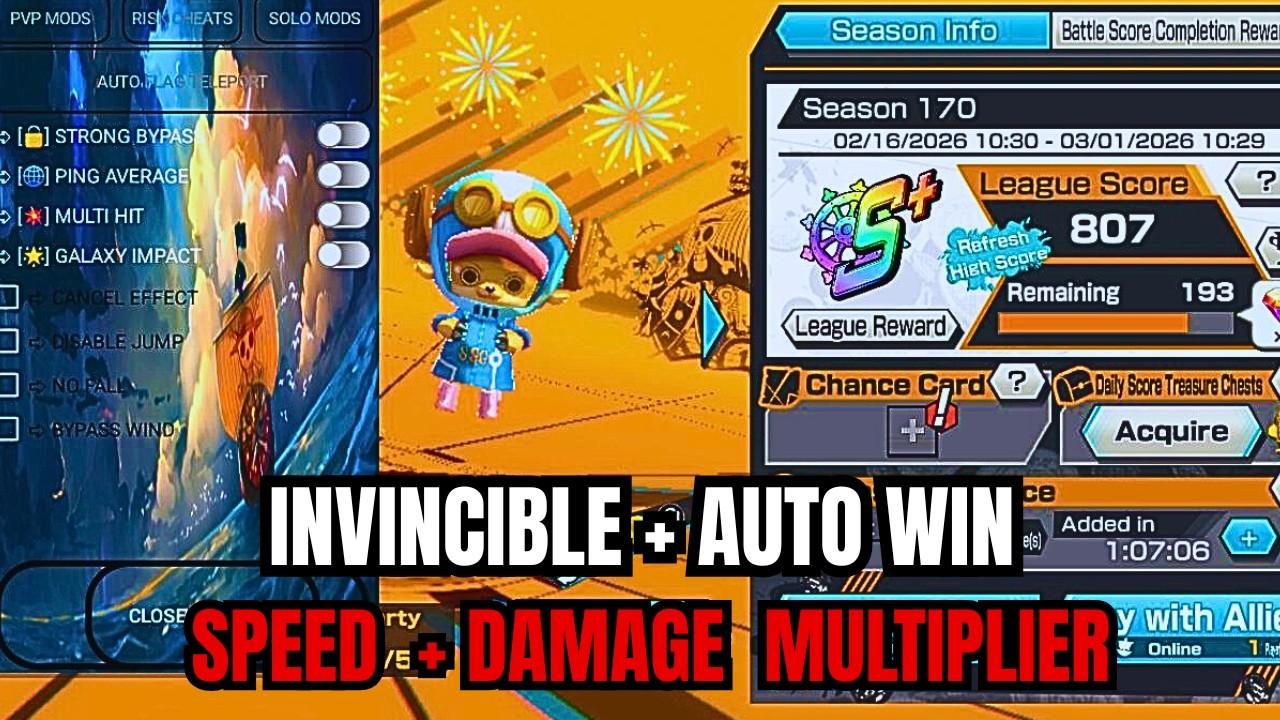 Invincibility + Auto Win Feature | OPBR MEGA MOD MENU
