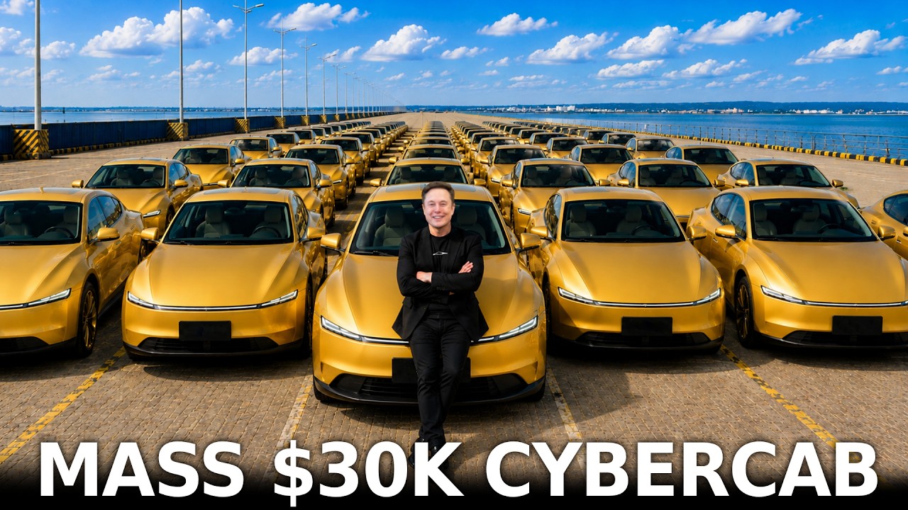 Masa Tesla Cybercab Robotaxi zauważona, finalna specyfikacja UJAWNIONA!