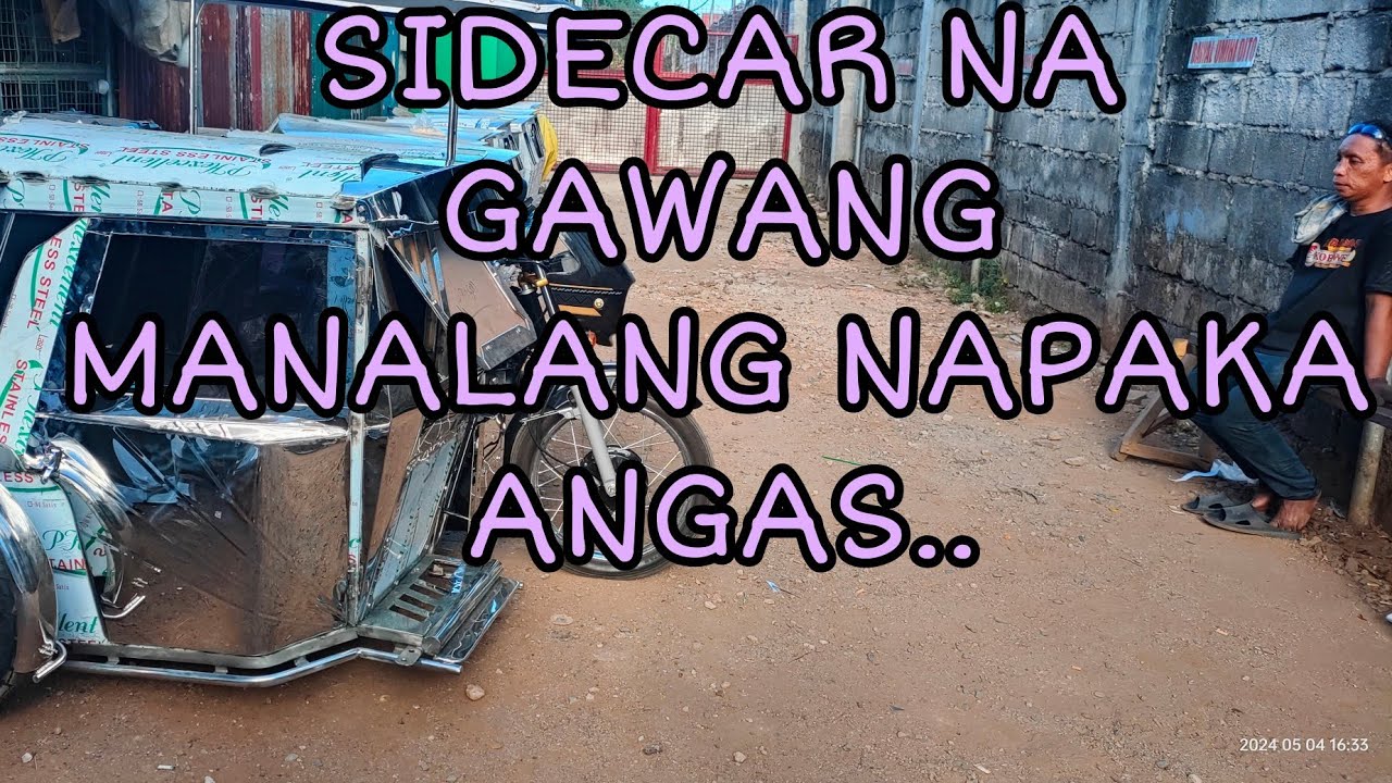 TRICYCLE SIDECAR GAWANG MANALANG HO..NAPAKA ANGAS .