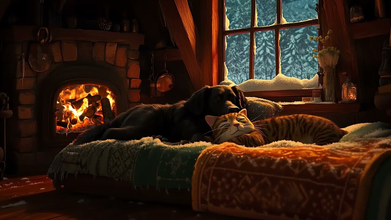This helped me fall asleep instantly… Try this cozy attic-style nighttime ambiance!