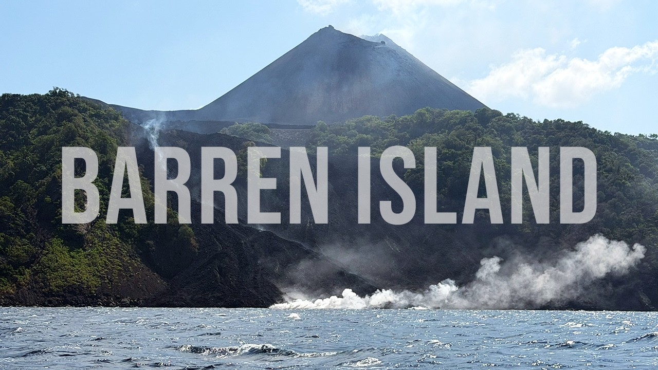 Sailing to the Andaman Islands and visiting an ACTIVE VOLCANO!