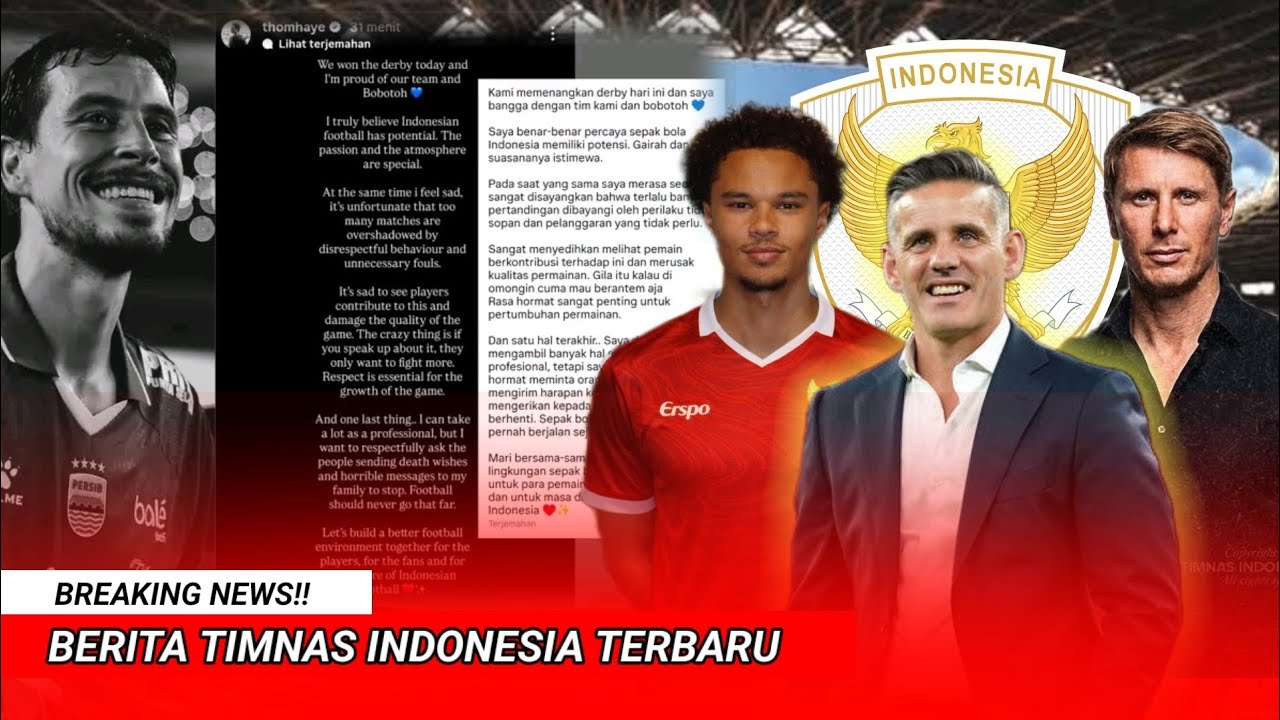 Tolak Tim Lolos PD, Danilson Soares Ingin Bela Indonesia~PSSI Resmi Gaet Profesor Fisik untuk Timnas