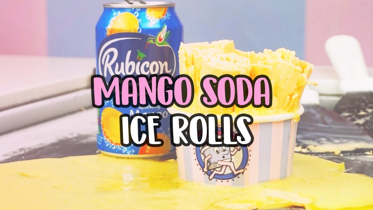MANGO SODA ICE ROLLS?! MUST SEE - HOW IT'S MADE! | PAN N ICE